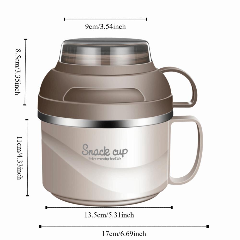 Heat-resistant Students Lunch Box Large Capacity Canteen Rice Bowl Portable Food Container  Soup