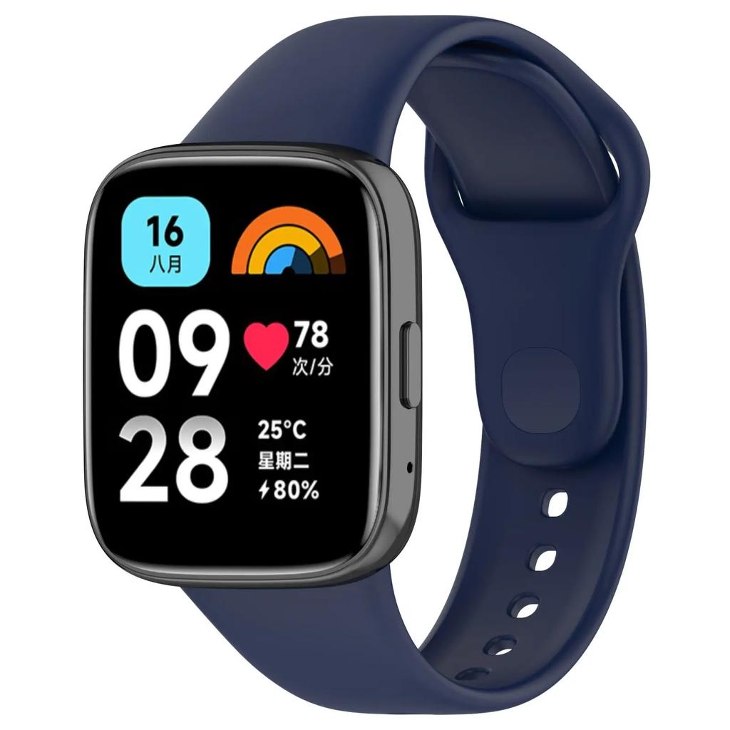 Strap for the Xiaomi Redmi Watch 3 3 Active 3 Lite Silicone Strap Bracelet Replacement Wristband Accessories Belt Correa