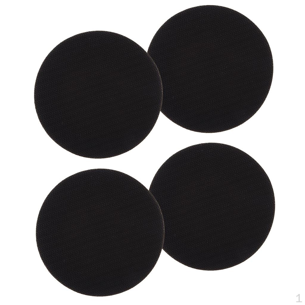 

4 шт. Губка высокой плотности Интерфейсная шлифовальная опорная полировальная подушка 6 дюймов