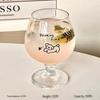 OLOEY Korean Style Cute Puppy Glass Goblet