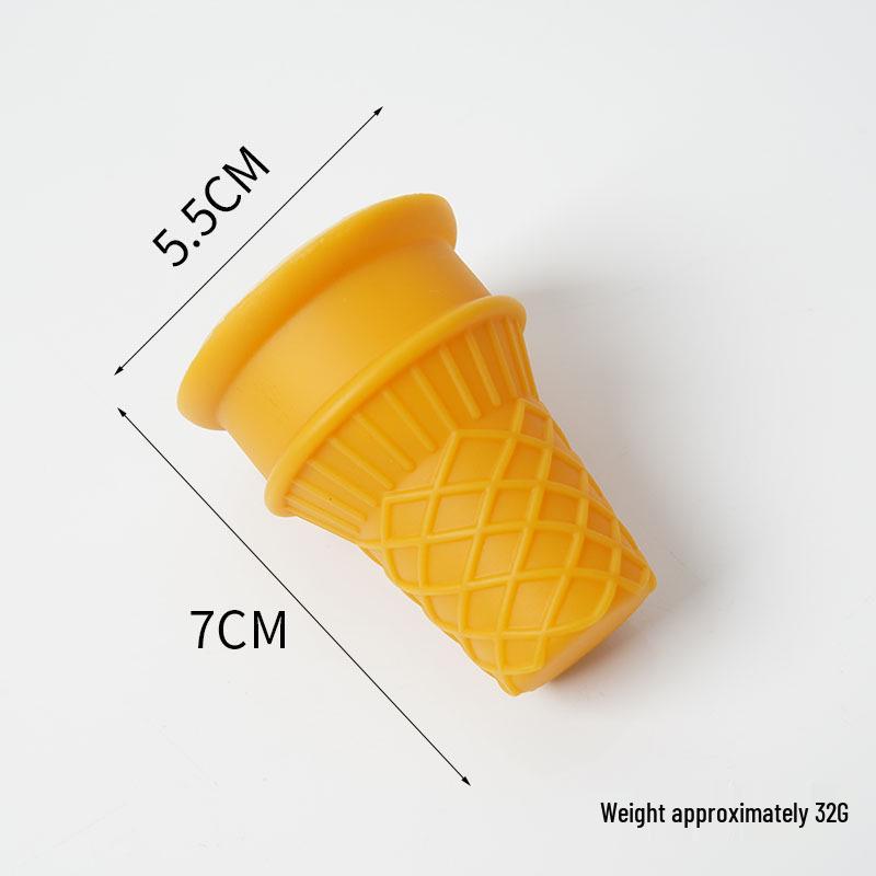 

Large Simulation Crispy Sweet Ice Cream Cone Model Accessories Creative Egg Holder DIY Clay Container