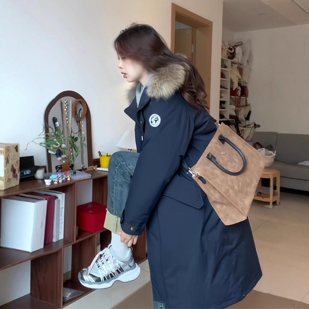Pie overcomes the tide of women's new cotton-padded clothes in winter, warm and thickened cotton-padded jackets, large fur collar tooling, and lo