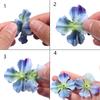 60Pcs Artificial Flower Head for Crafts Headwear Home Wedding Decoration Scrapbooking Clothing Sewing Fake Flowers Accessories