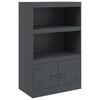 Sideboard Anthracite 67 X 39 X 107 Cm Steel