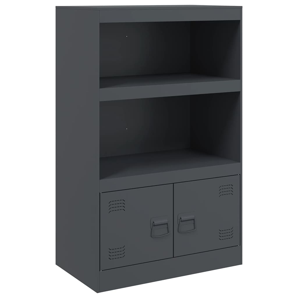 Sideboard Anthracite 67 X 39 X 107 Cm Steel