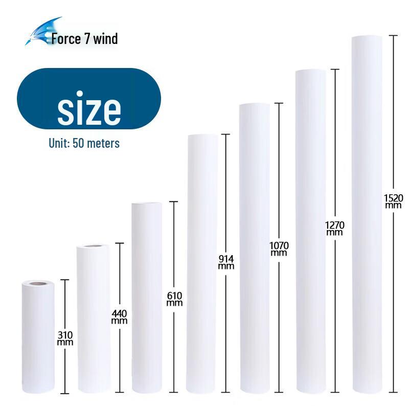 Qijifeng Coated Inkjet Plotter Paper Roll