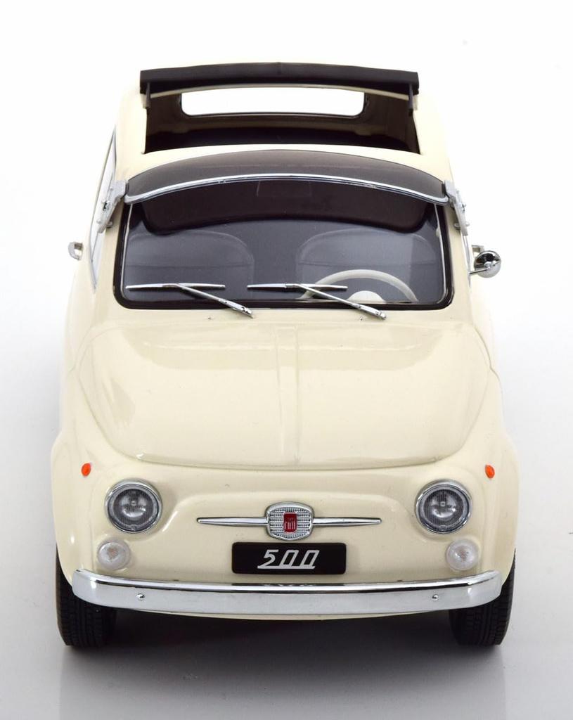 KK Scale Fiat 500 F Custom 1968 Cream Finished Product 1/12