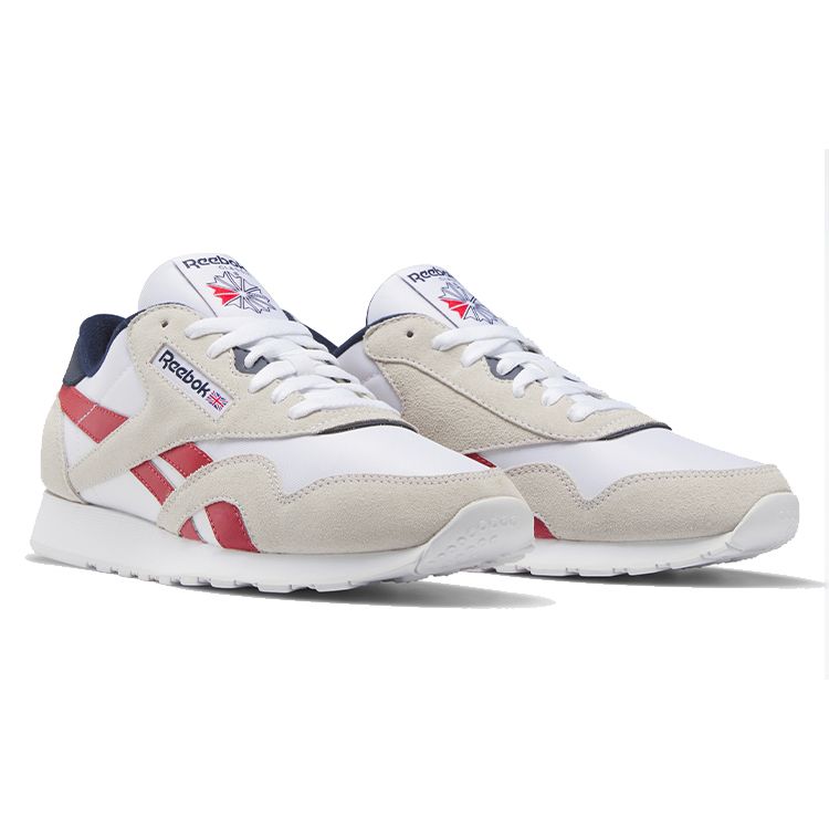 Reebok Încălțăminte Unisex Clasică din Nailon Alb Flash Roșu Vector Albastru Marin GY7232