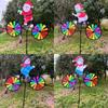 3D Cartoon Animal Bicycle Pinwheel - Outdoor Garden Decoration
