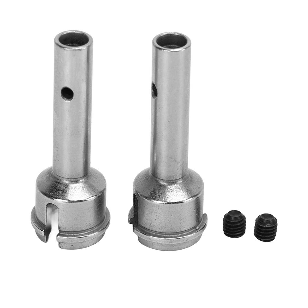 1 Pair Steel RC Rear Wheel Axle RC Car Replacement Accessories for ARRMA 6S 17 Models Silver