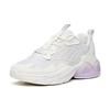 New Anta Millennium 2.0 Anti Slip Wear Resistant Low Top Chunky Sneakers Women's White Purple 122128896-4