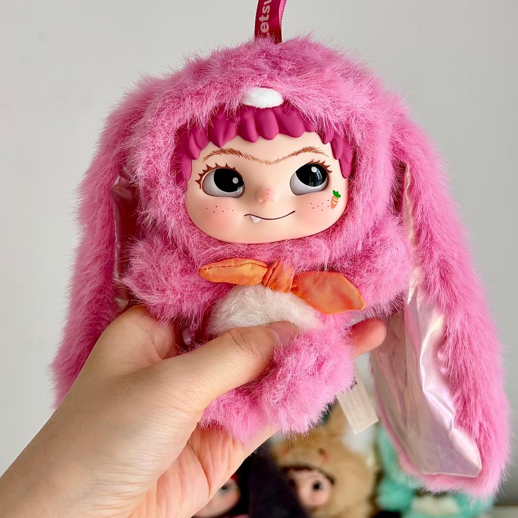 Wakuku V2 Fox & Bunny Trick Or Treat Series Vinyl Doll Suprise Bag Keychain Trendy Toys Mystery Box Gifts