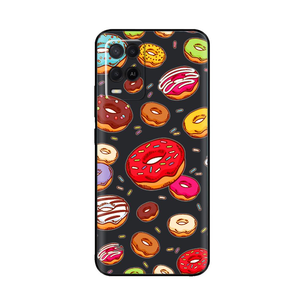 For Oppo A54 A74 Case Soft Black Silicone TPU Phone Back Cover for Oppo A54 4G CPH2239 A54 5G CPH2195 A74 4G 5G Case Cover Coque