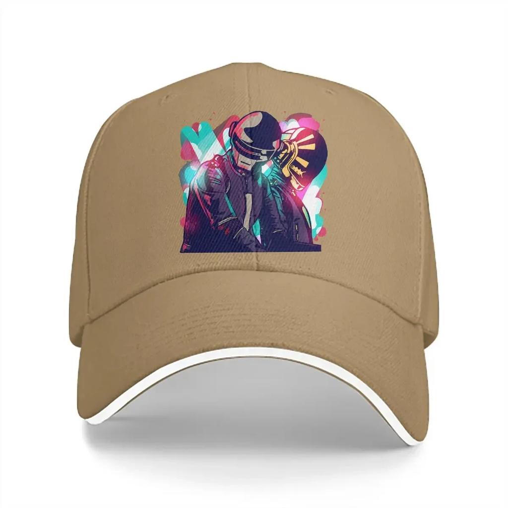 Pure Color Dad Hats Neon Party Unisex's Hat Sun Visor Baseball Caps Daft Punk Peaked Cap
