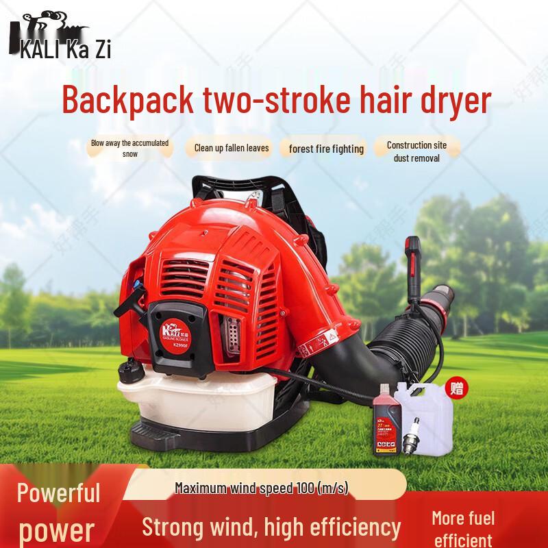KAZZ High-Power Backpack Gasoline Blower CN Plug (adapter Included)