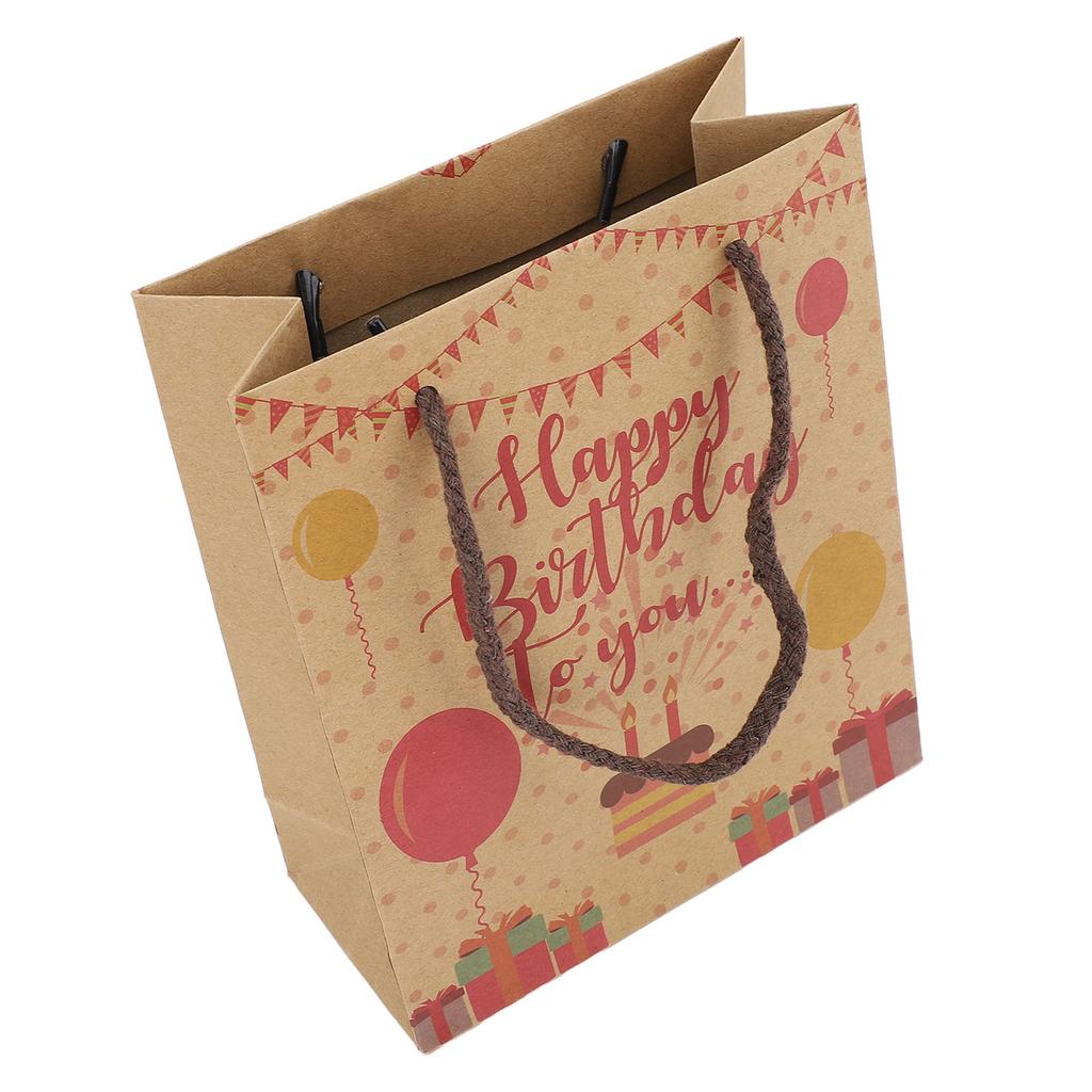12pcs Birthday Gift Bags Cute Large Capacity Party Favor Bags Gift Favor Bags with Handle for Kids Girls