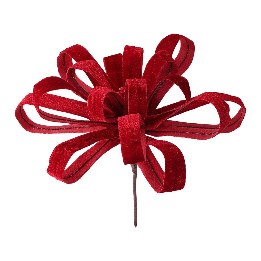 Christmas Artificial Flower Crafting Faux Flower Reusable Floral Arrangement for Wedding Winter Fireplace Gift Wrapping Holiday