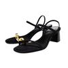 Fashion Elegant Chunky Wedge Heeled Sandals Women Sexy Open Toe Ankle Strap Gladiator High Heels Fashion Party Dress Designer Shoes