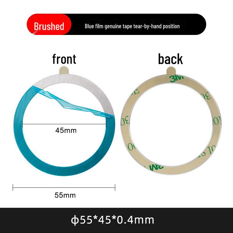 Best-Selling Magsafe Wireless Charger Case with Magnetic Brushed Metal Sheet