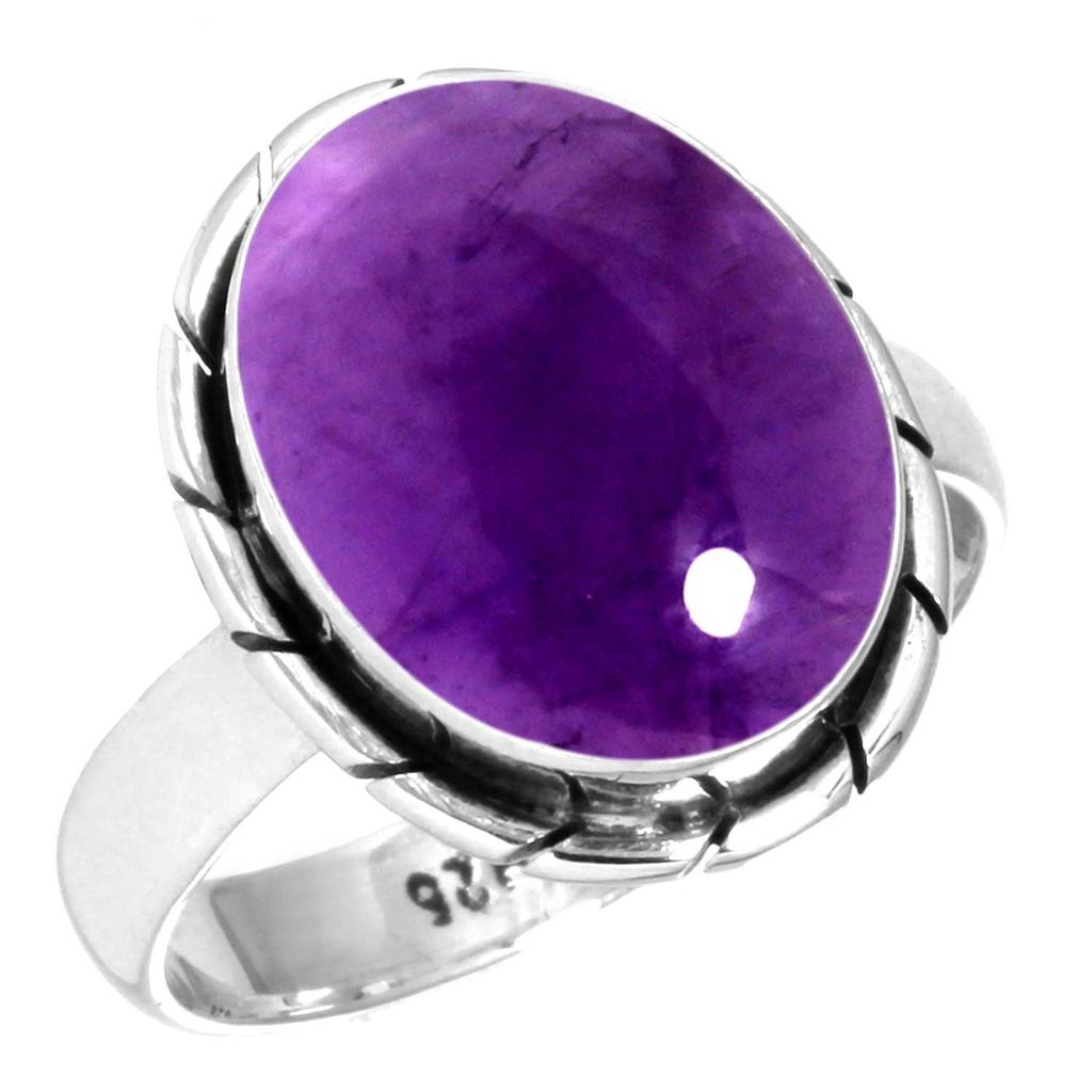 925 Sterling Silver Ring Women Gemstone Handmade Jewelry Anniversary Gift Amber Amethyst Black Onyx Carnelian Garnet Quartz Green Onyx Gold Stone Boho