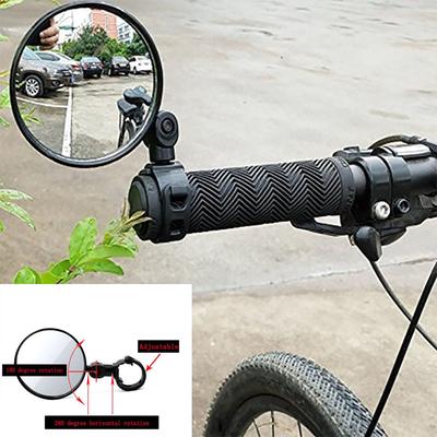 1pair Cycling Bike Bicycle Rear Back View Mirror Handlebar Flexible Rearview-New