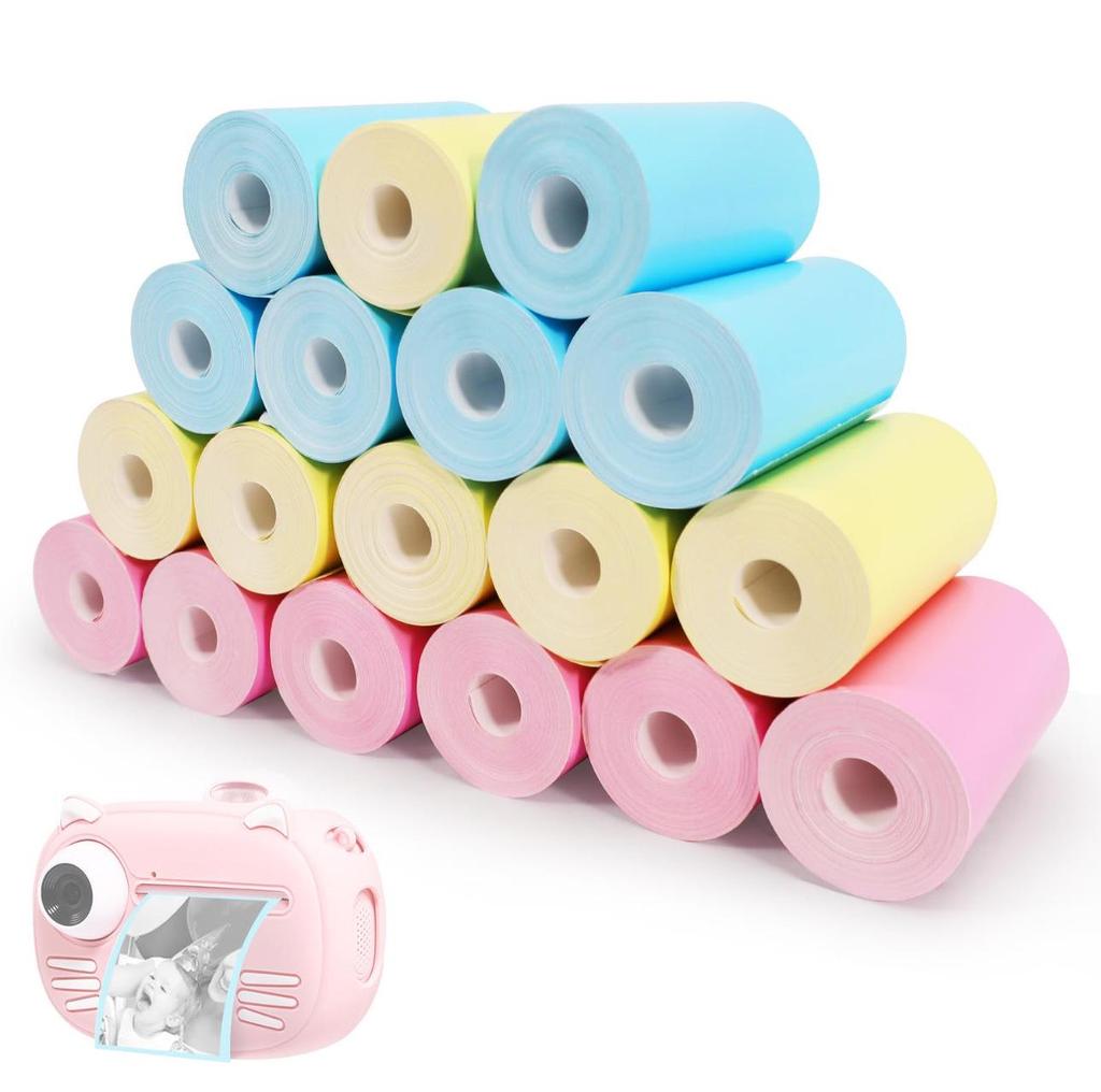 Meow Meow Children's Thermal Printing Paper 57x25 - Long-Lasting, Colorful 10-Year Instant Camera Paper