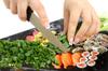Szklana płyta ochronna na kuchenkę 80x52 Sushi