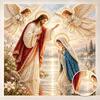 Jesus And Angels Pearl Painting 5D DIY Decorative Painting. Cute Birthday Gift. Handmade Art Painting