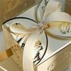50Pcs French Sugar Box Light Luxury Golden Candy Champagne Color Wedding Candy Box Wedding Accompanying Paper Gift Box