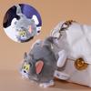 Tom & Jerry Plush Toys: Cat Pendant & Mouse Keychain Charms for Kids