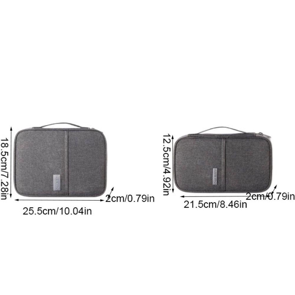 Card Holder Travel Wallet Solid Color Card Storage Bag Passport Bag Travel Accessories
