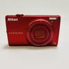 [Used/Boxed] Nikon COOLPIX S6100 16.0MP Digital Camera RED 7x Zoom Touch Panel From JAPAN