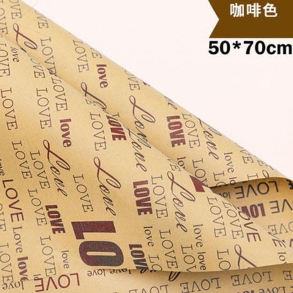 10 sheets per pack, vintage English newspaper kraft paper, brown kraft outer wrapping paper for gift packaging for gift wrapping