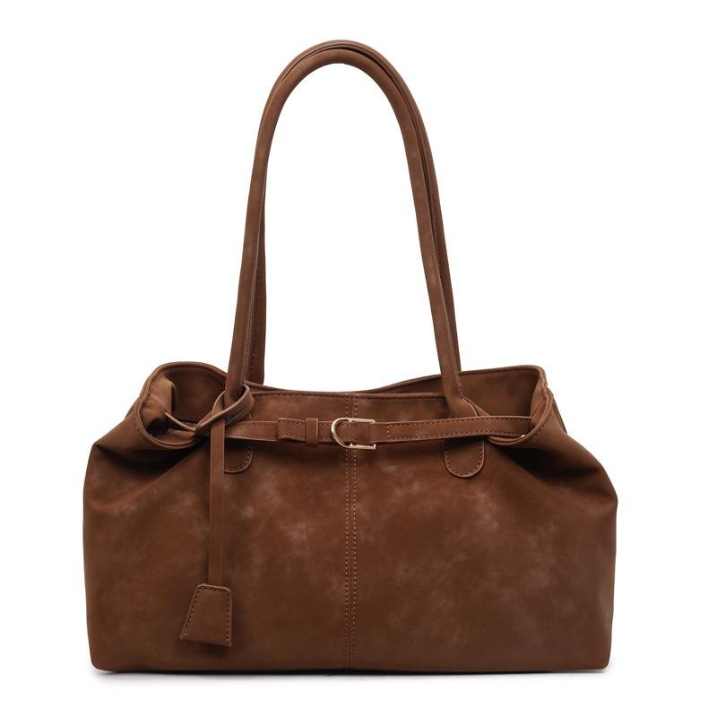 Autumn and Winter Retro Large-capacity Commuter Tote Bag Women's Bag New Fashion Shoulder Underarm Bag Handbag