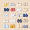 All-Season Baby Cotton Mittens, Anti-Scratch, Elastic, for Newborns 0-6 Months