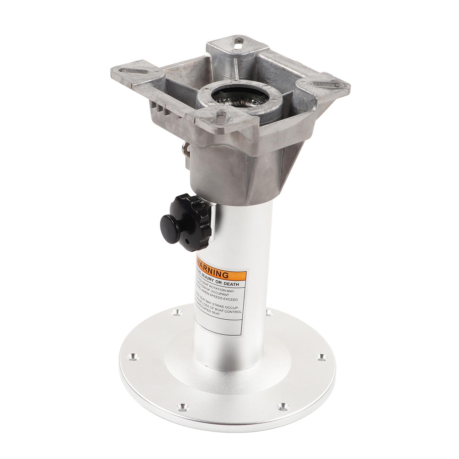 

Marine Adjustable Seat Pedestal Manual 330‑480mm 360 Degree Swivel for RVs Yachts Boats