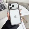 Luxury Acrylic Transparent Backboard Phone Case For iPhone 17 16 15 14 13 12 11 Pro Max Clear PC TPU Hybird Shockproof Cover