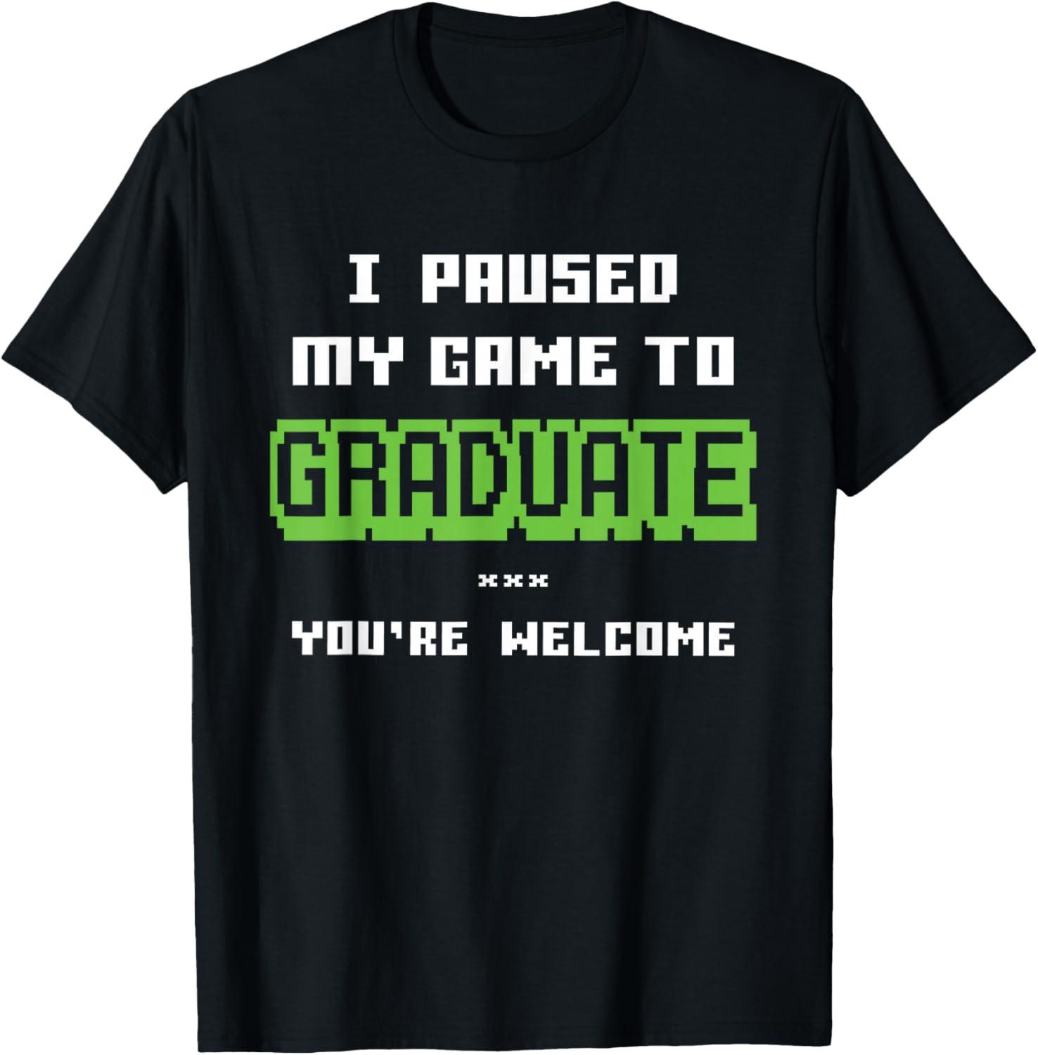 Funny 2026 Gamer Graduate Graduation T Shirt S разноцветный