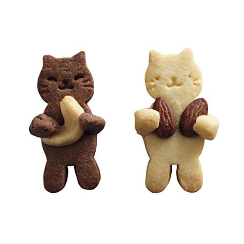 KAI Cookie Mold COOKPAD Cuddling Cat Made In Japan DL8075