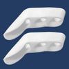 New Three Hole Little Toe Separator Overlapping Toes Bunion Blister Pain Relief Toe Straightener Protector Foot Care Tool 1 Pair