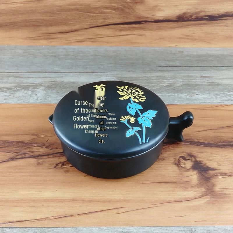 

Multi-Purpose Inkwell Set: Includes Inkstone with Lid, Ink Stick, Brush Rest, Ink Sea, Ceramic Inkwell, Ink Box, and Ink Dish.