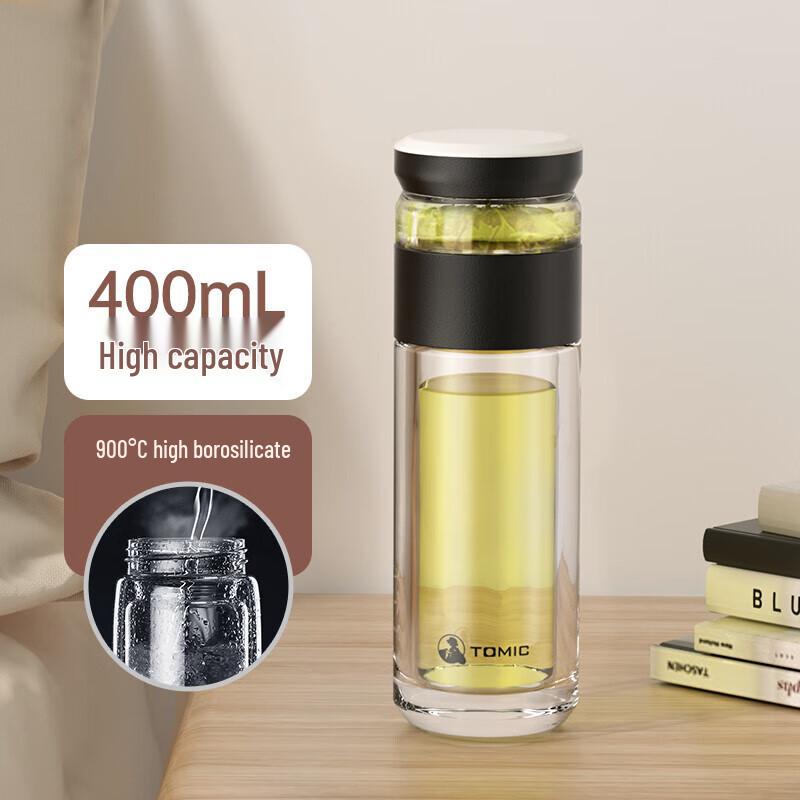 Temake Double-Layer Glass Tea Infuser Cup