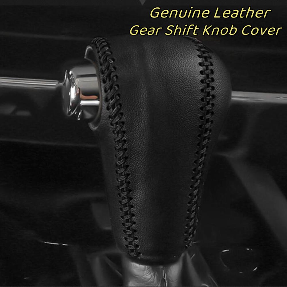 Auto Leder Kopf Schaltknauf Schutz Abdeckung für Honda Vezel HRV HR-V 2014 - 2020 AT Getriebe Shift Halsbänder Schutz fall Abdeckungen