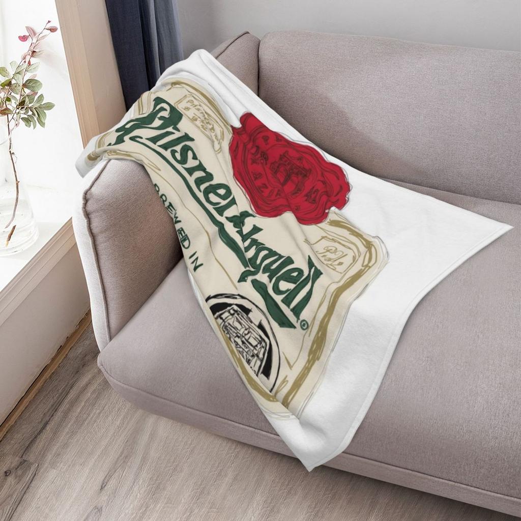 Pilsner Urquell Pop Throw Blanket Cute Blankets Ands Hairys For Baby For Sofa Thin Shaggy Blankets