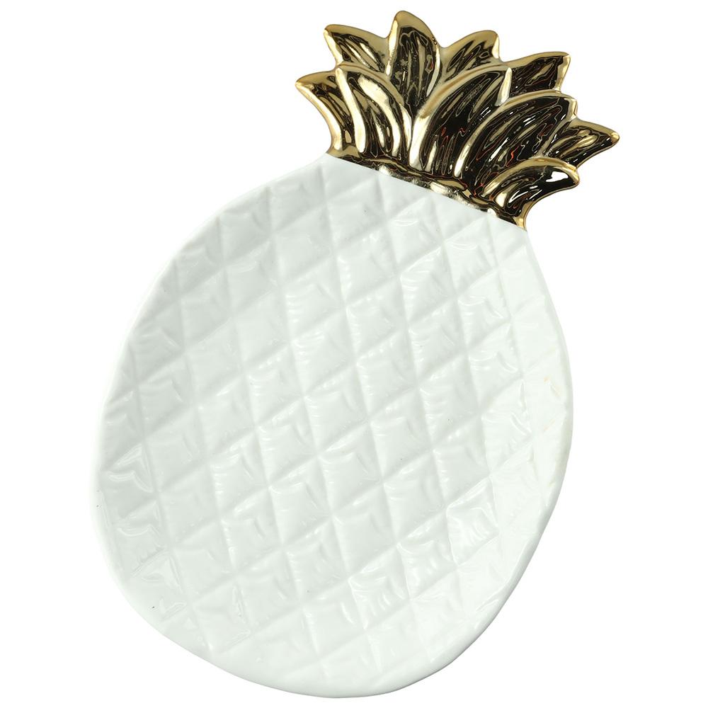 Pineapple Spoon Holder Ceramic Counter Spatula Kitchen Decor Spoon Rest Kitchen