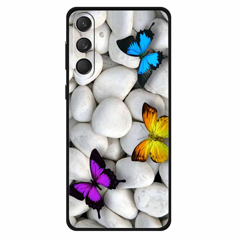 For Samsung M55 5G Case Soft Silicone Lovely Cat Fashion Phone Cover For Samsung Galaxy M55 Cases Bumper on for GalaxyM55 Lion
