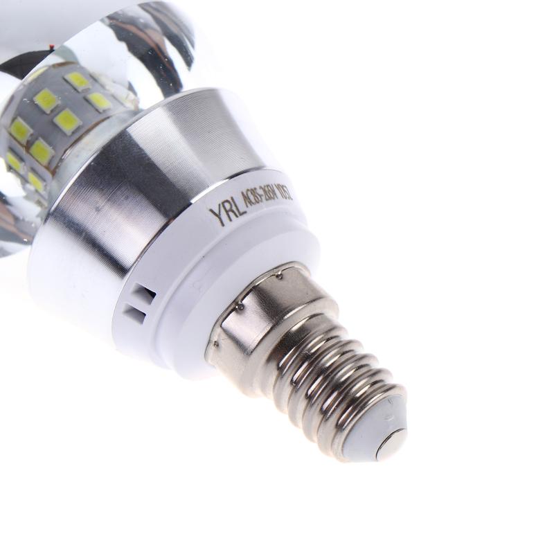 Led Mirror Bulb Half Silver Filament Led 5W E27/E14 Base 360 Degree Angle Warm White Neutral Light Ball Lamp Decoration