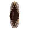 Coach Shoulder Bag Teri 25 Floral Embroidered Zip Closure Detachable Top Hand Strap Signature Jacquard and Smooth Leather Medium Women's Oak
