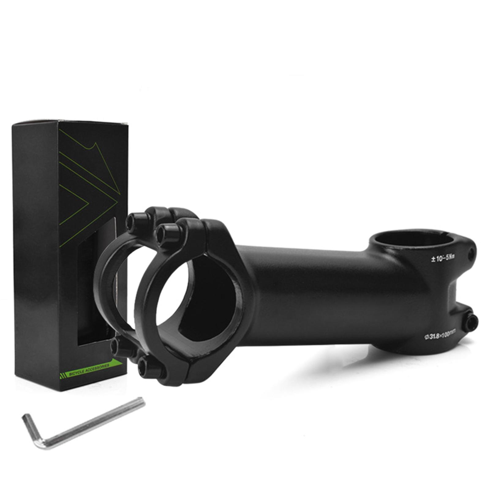 

31.8mm Adjustable MTB Stem 31.8mm ±10° /±17° 6061 Aluminum Alloy Bike Stem Riser For Handlebar 60/70/80/90/100/110mm 31.8*100mm plus or minus 10 degrees#1