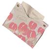 Paper Box Cover Large Cute PU Leather Facial Hand Paper Box Cover for Bedroom Living Room Cars Pink